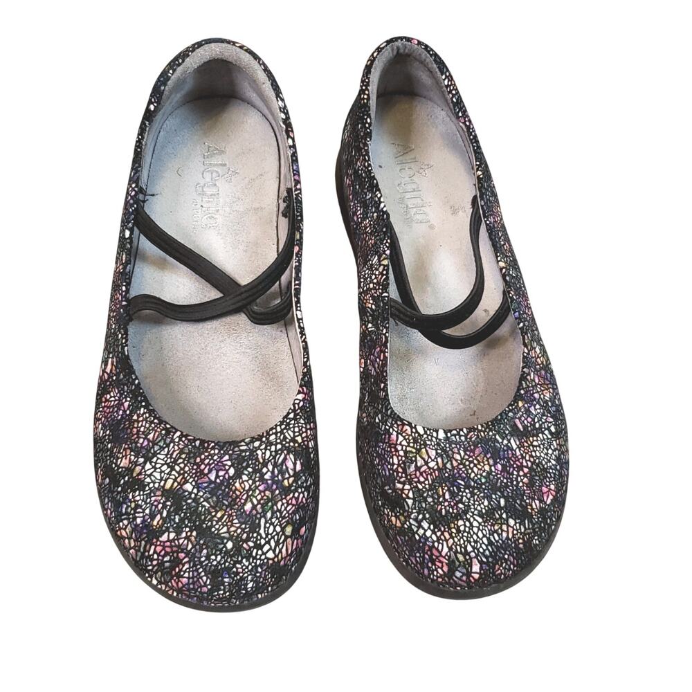 Alegria Multicolor Flats size 8